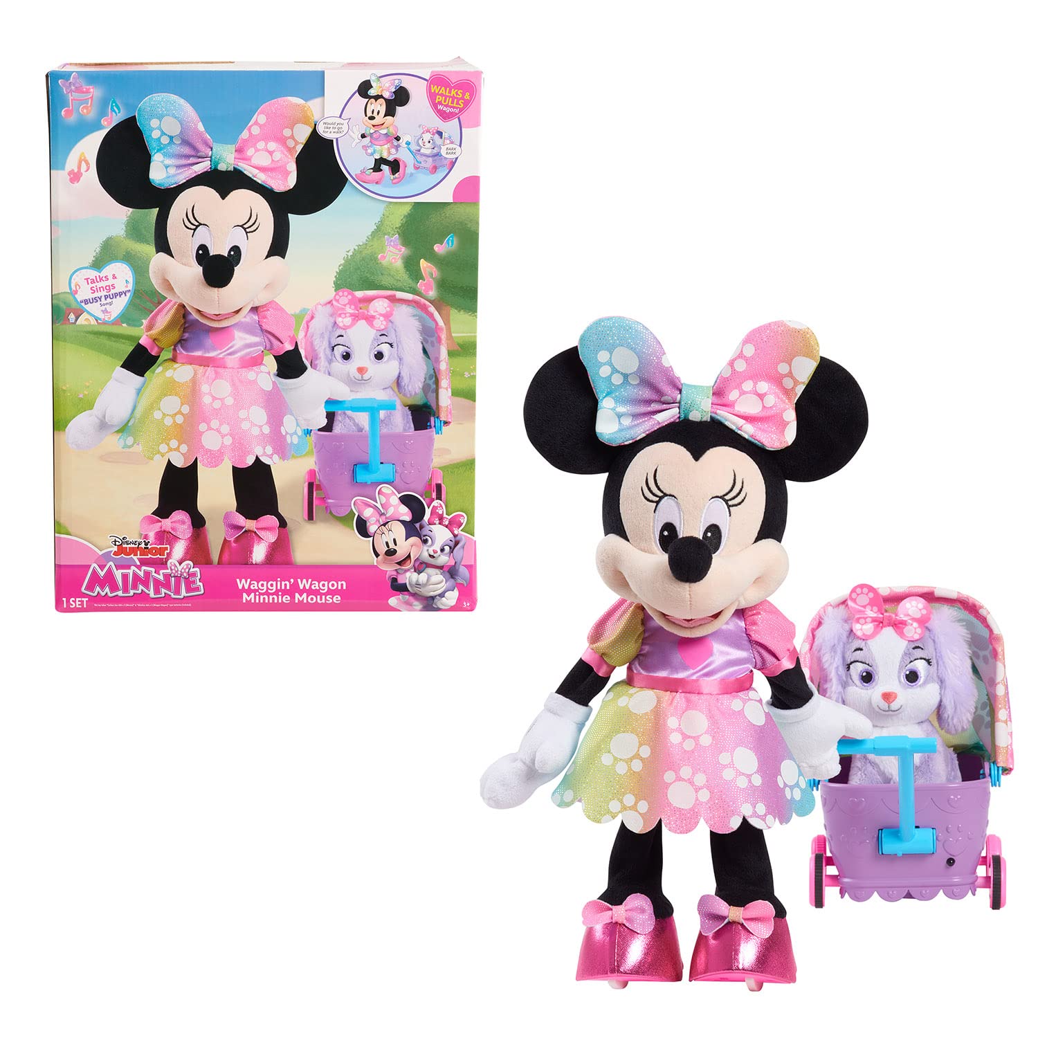 Amazon.com: Disney Junior Minnie Mouse Waggin' Wagon Lights and